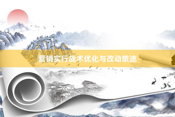 营销实行战术优化与改动旅途